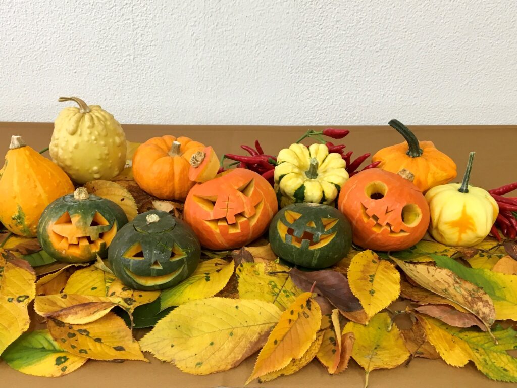 生のかぼちゃでジャックオーランタンを作ろう 食育マルシェ リモートワーク時代の福利厚生サービス